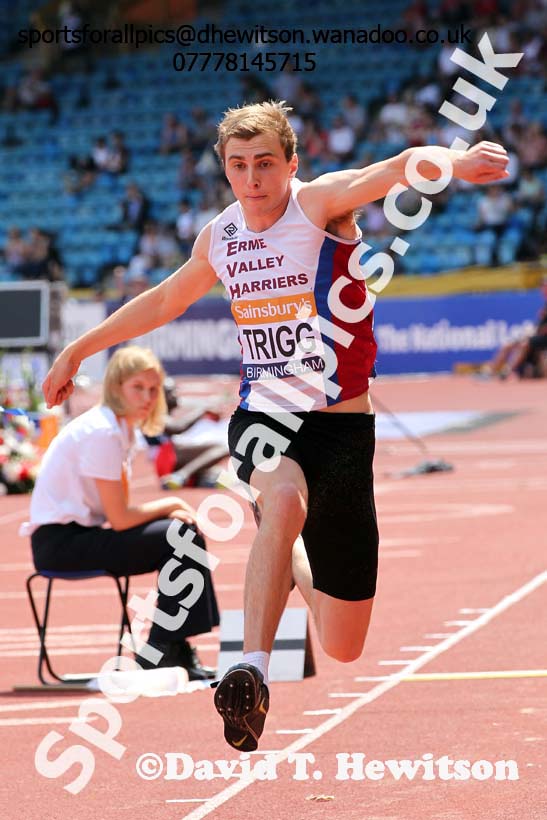 Mens triple jump, Sainsbury's British Champs, Alexander Stadium, Birmingham. Photo: David T. Hewitson/Sprts for All Pics